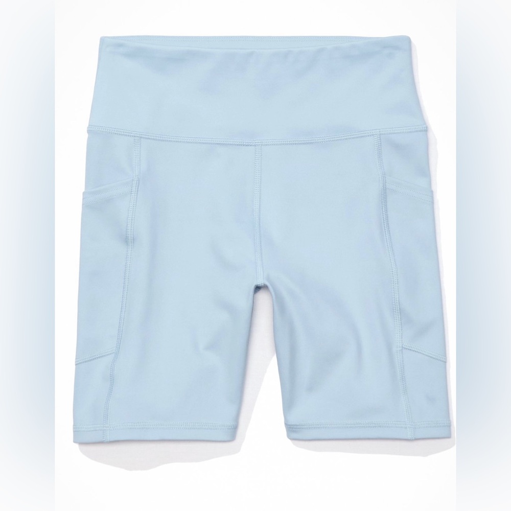 NWT American Eagle Everything Pocket Fleece Super High-Waisted 6" Bike Short